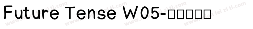 Future Tense W05字体转换